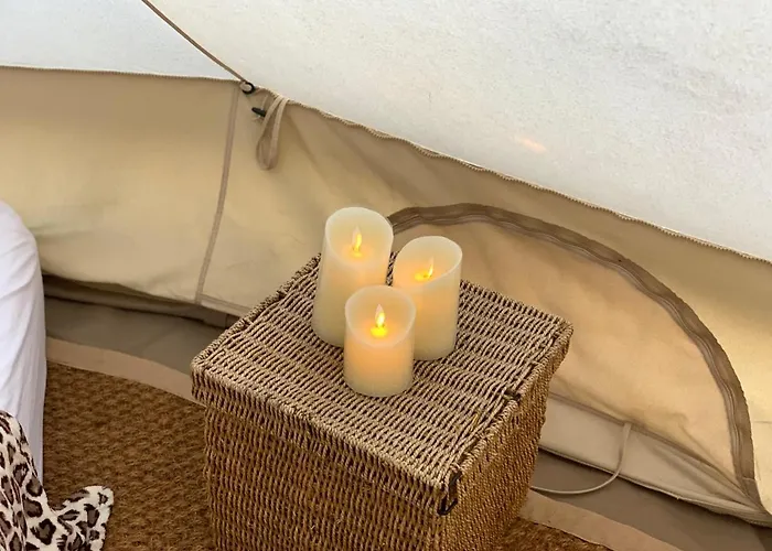 Home Farm Radnage Glamping Bell Tent 2, With Log Burner And Fire Pit