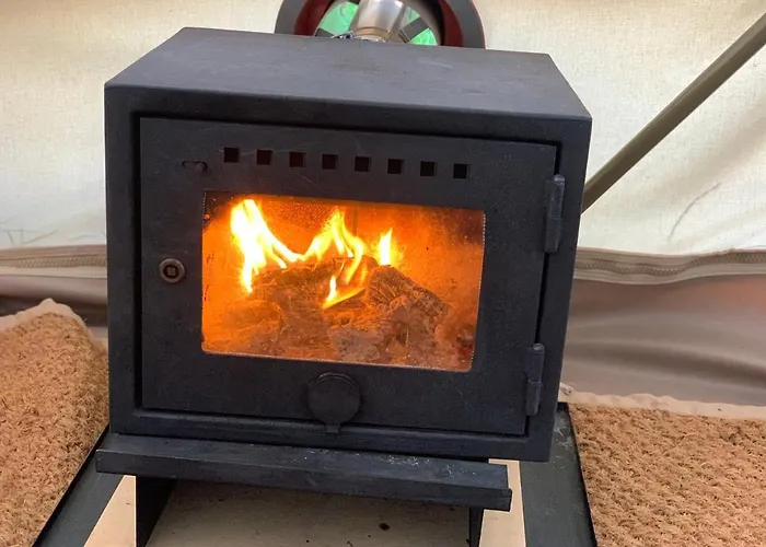 Home Farm Radnage Glamping Bell Tent 2, With Log Burner And Fire Pit